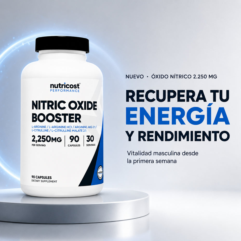 ¿YA NO RINDES COMO ANTES…?NUEVO NITRIC OXIDE BOOSTER: