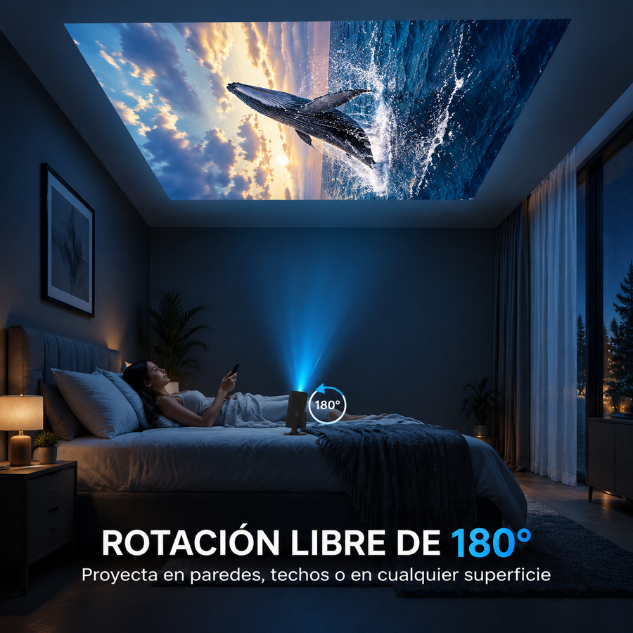 proyector compacto inteligente · 4K