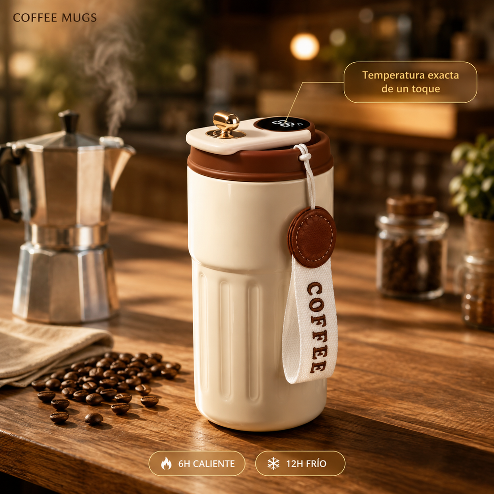 Tu café, siempre a la temperatura ideal.