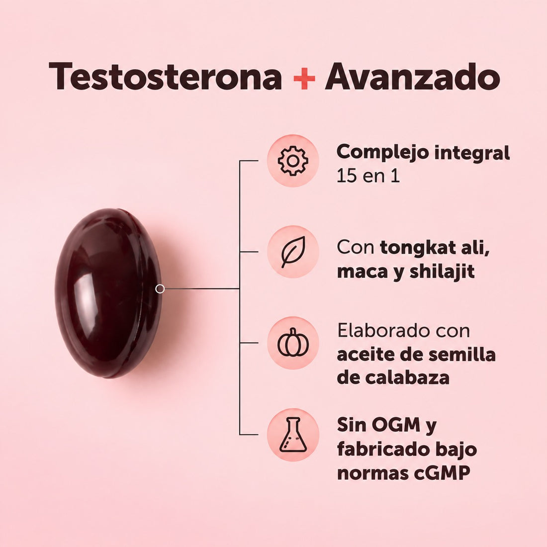 Testosterone+ Advanced 15-en-1